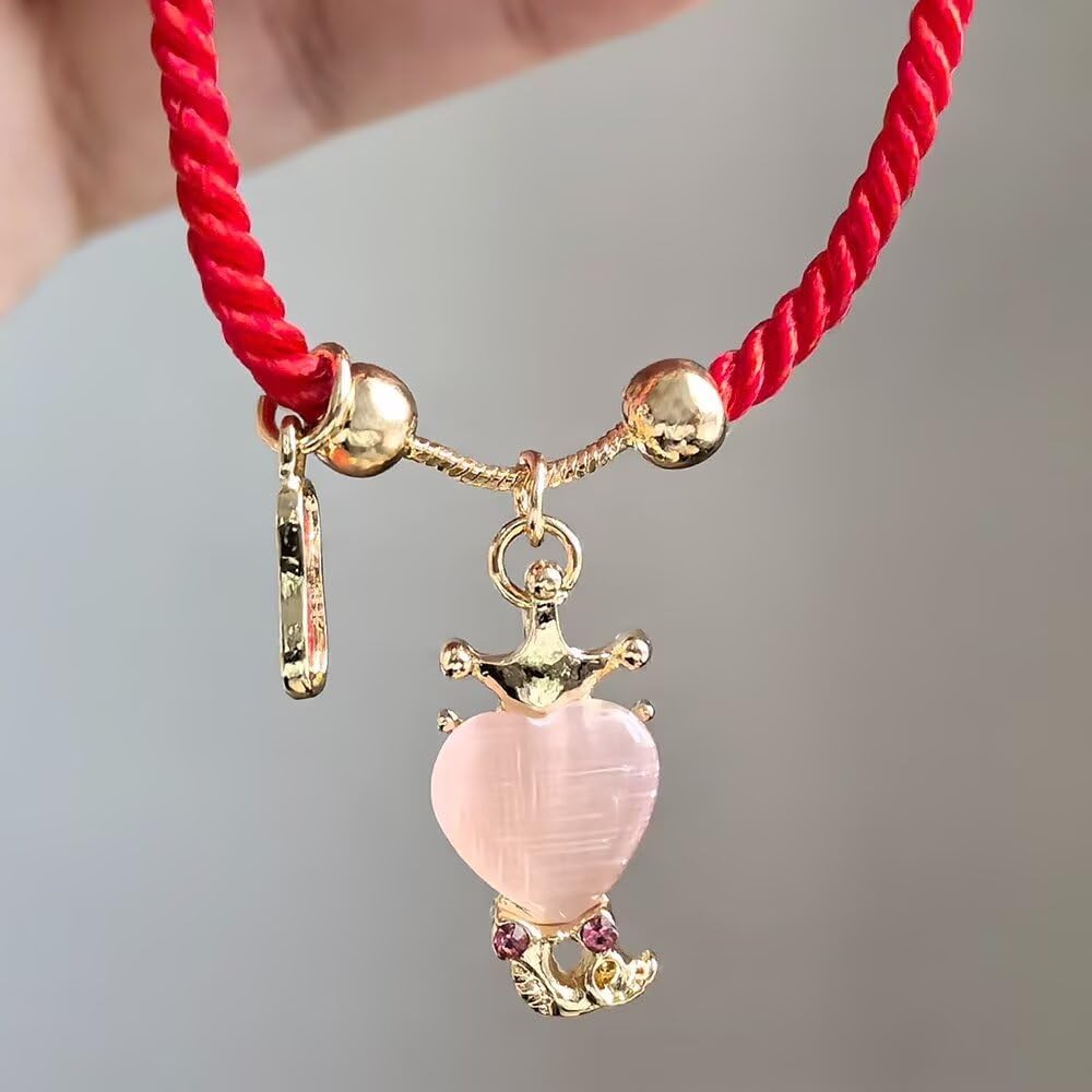 2025 Year of The Snake Red String Bracelet Lucky Charm Bracelet Jade Strand Stone Beaded Chinese Zodiac Feng Shui Stretch Bracelets for Women Blessing New Year Animal Jewelry