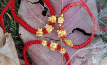 Load image into Gallery viewer, TEMICO Adjustable Handmade Red String Rope Bracelet for Women Zodiac Animal Lucky Tiger Charm Bracelets New Year Birthday Amulet Gift