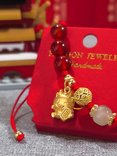 Load image into Gallery viewer, Eymi Adjustable Red String Bracelets Chinese Zodiac Animal Sign 2024 New Year Lucky Dragon Charm Bracelet for Women