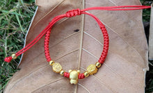 Load image into Gallery viewer, TEMICO Adjustable Handmade Red String Rope Bracelet for Women Zodiac Animal Lucky Tiger Charm Bracelets New Year Birthday Amulet Gift