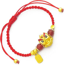 Load image into Gallery viewer, Eymi Adjustable Red String Bracelets Chinese Zodiac Animal Sign 2024 New Year Lucky Dragon Charm Bracelet for Women
